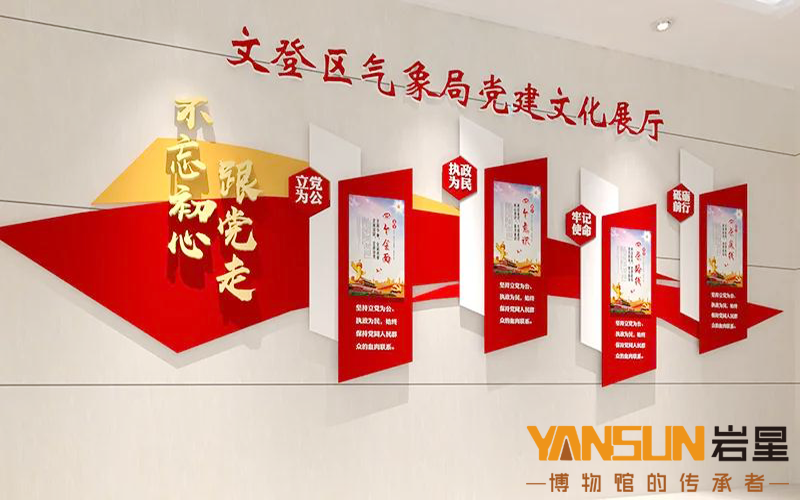 巖星建設(shè)|黨建展館設(shè)計(jì)中要注意的三大板塊是什么？插圖