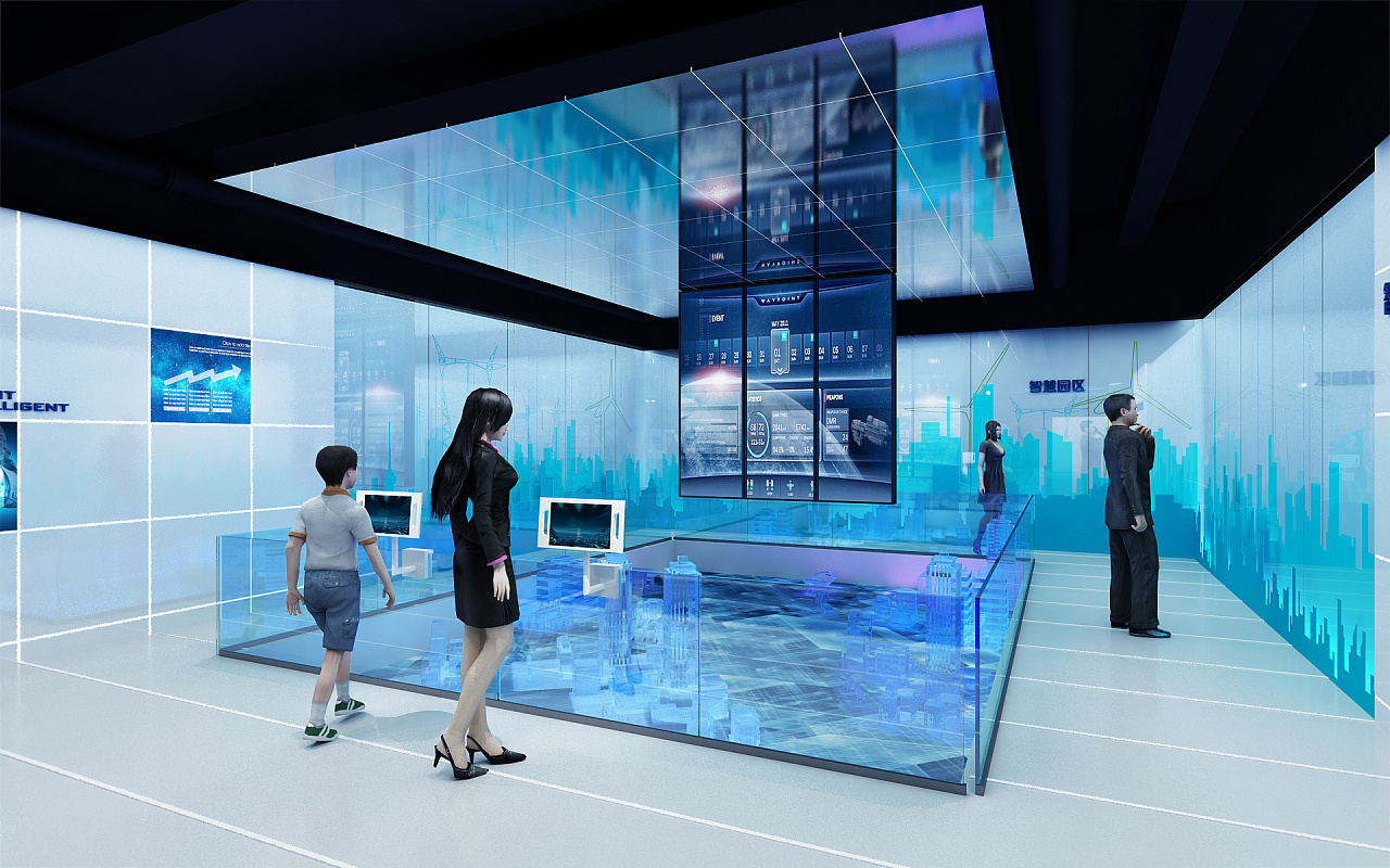 展廳展館設(shè)計之聯(lián)動數(shù)字沙盤插圖(1)